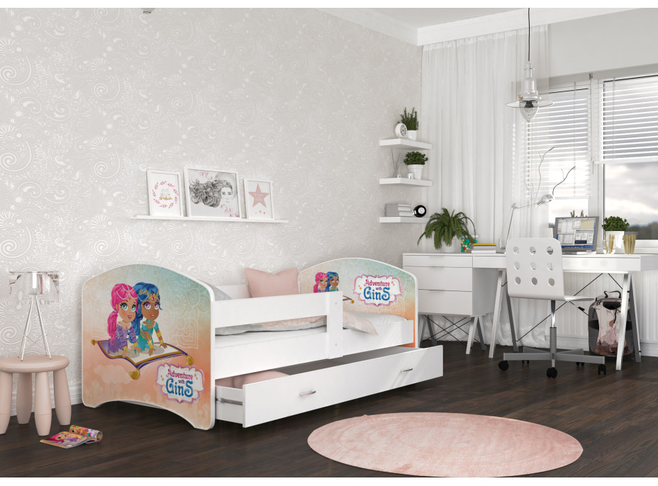 Detská posteľ LUCY so zásuvkou - 160x80 cm - ADVENTURE WITH Ginsu
