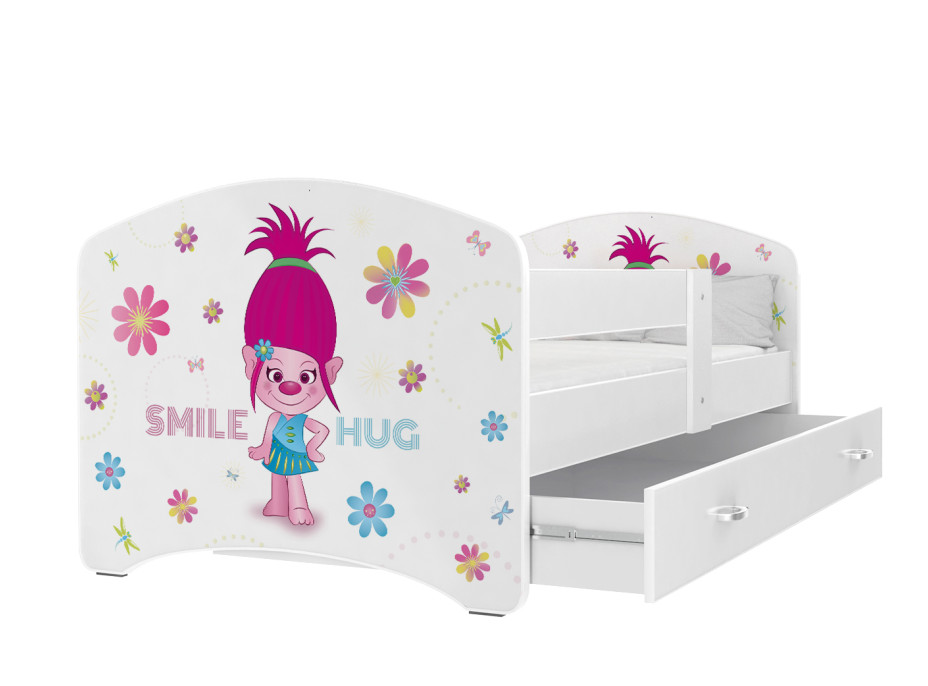 Detská posteľ LUCY so zásuvkou - 180x90 cm - SMILE HUG