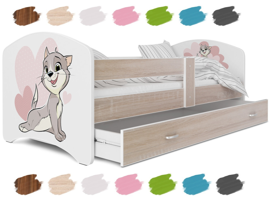 Detská posteľ LUCY so šuplíkom - 160x80 cm - KOCOUREK