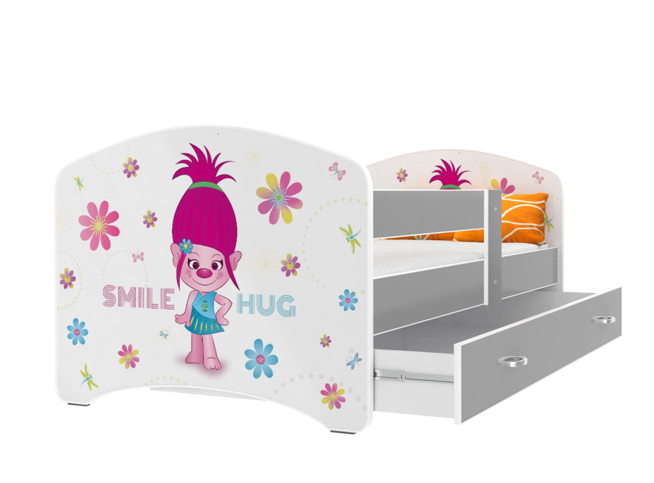 Detská posteľ LUCY so zásuvkou - 160x80 cm - SMILE HUG