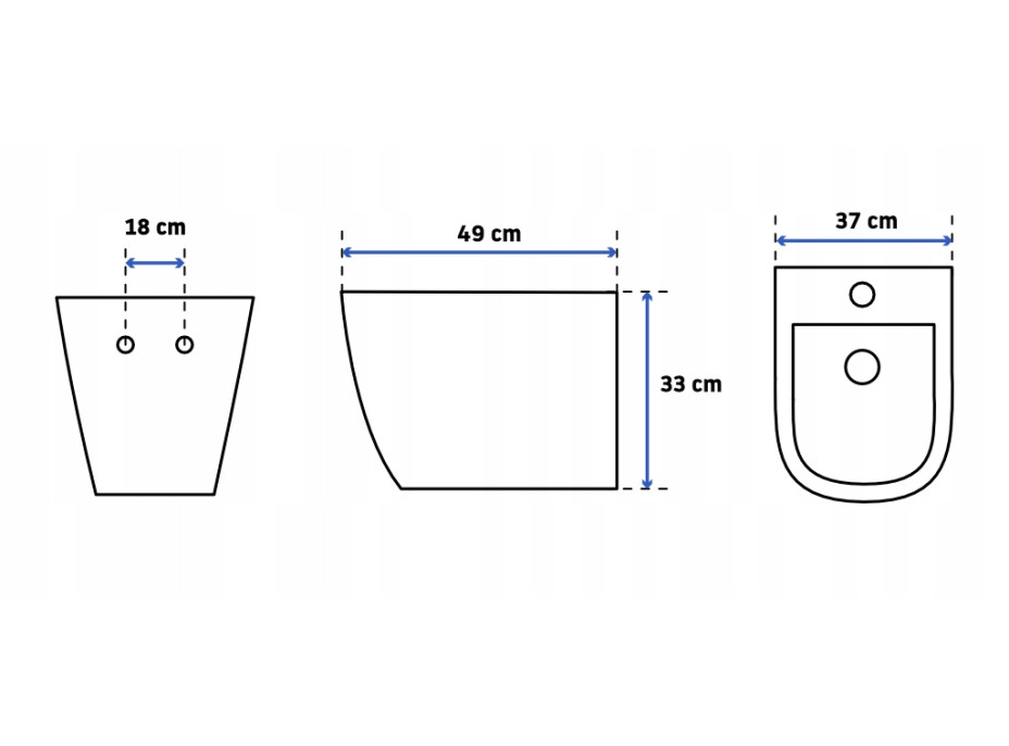 Závesné WC MAXMAX Rea Carlo mini RIMLESS + Duroplast sedátko flat - biele