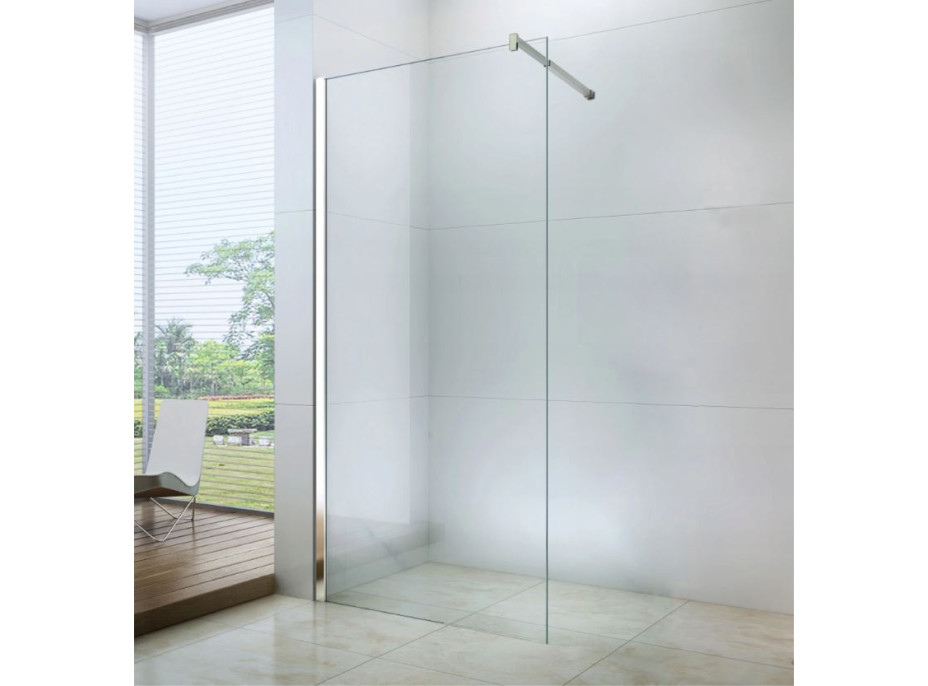 Kúpeľňová pevná zástena maxmax WALK-IN 120 cm