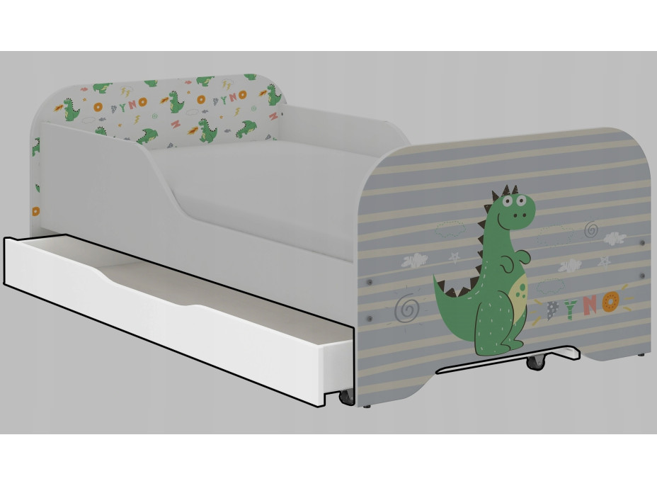Lamino zásuvka 178x85x14 cm pod detskú posteľ 180x90 cm