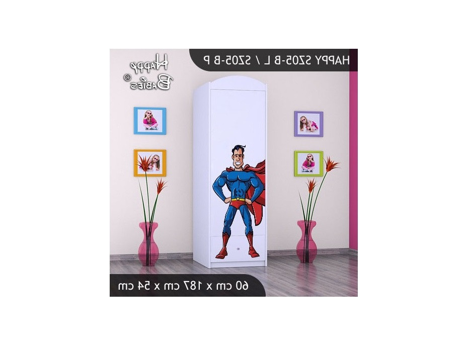 Detská skriňa SUPERMAN - TYP 5B