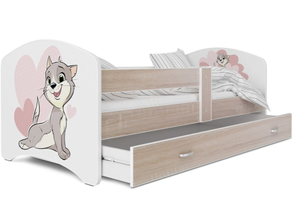 Detská posteľ LUCY so šuplíkom - 140x80 cm - KOCOUREK