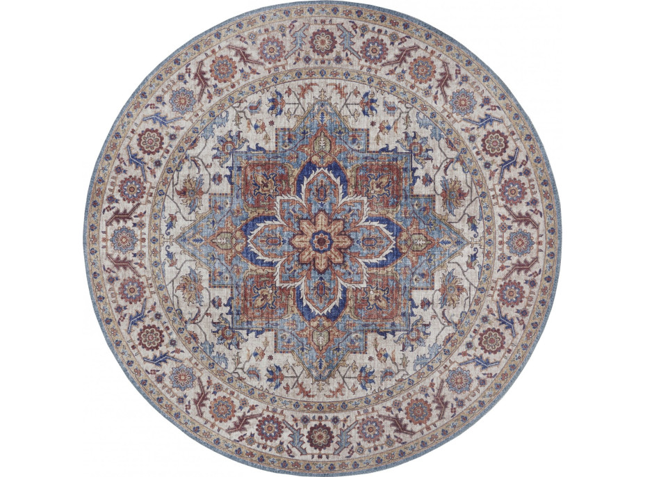 Kusový koberec Asmar 104002 Cyan/Blue circle