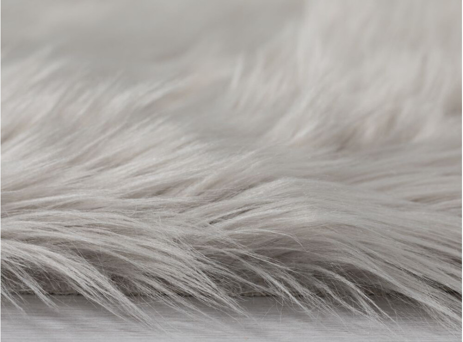 Kusový koberec Faux Fur Sheepskin Grey