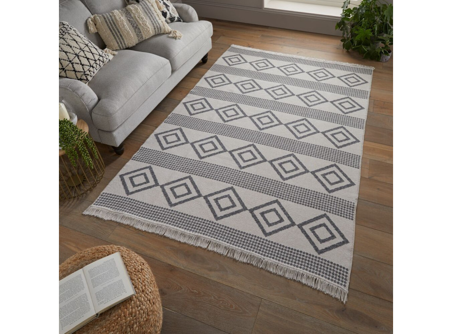 Kusový koberec Deuce Teo Recycled Rug Monochrome