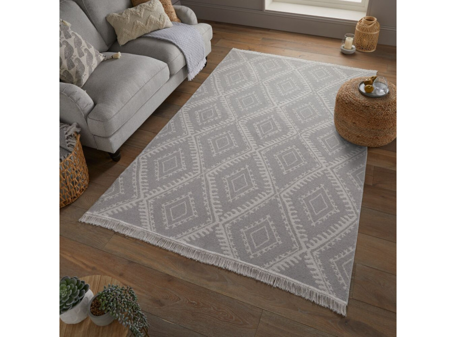 Kusový koberec Deuce Alix Recycled Rug Grey