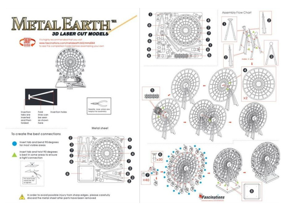 METAL EARTH 3D puzzle Ruský bicykel