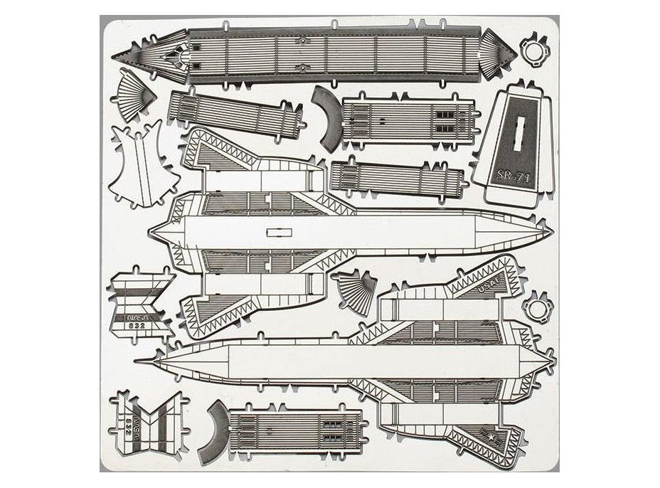 METAL EARTH 3D puzzle Lockheed SR-71 Blackbird