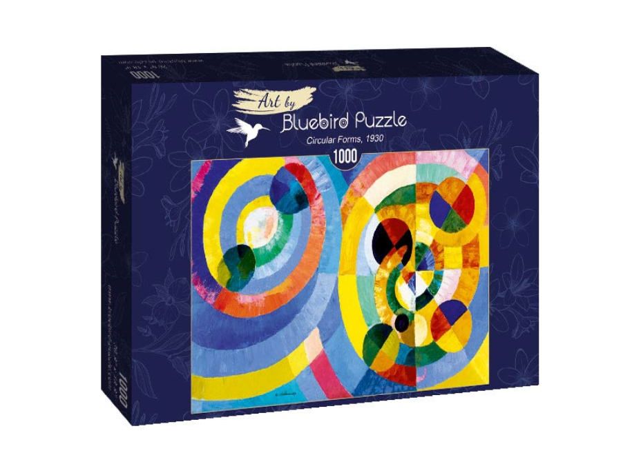 BLUEBIRD Puzzle Kruhové objekty 1000 dielikov