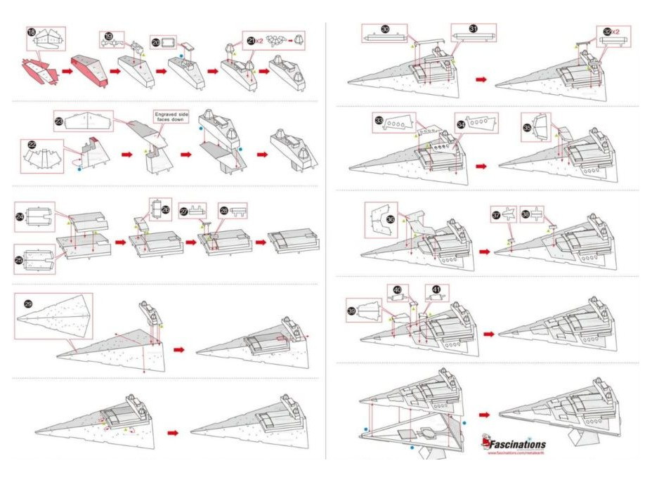 METAL EARTH 3D puzzle Star Wars: Imperial Star Destroyer