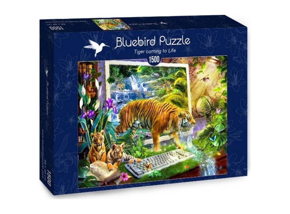 BLUEBIRD Puzzle Ožívajúce tigre 1500 dielikov