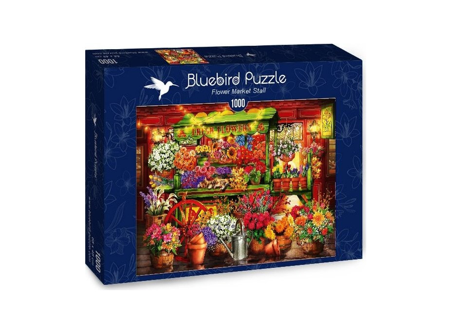 BLUEBIRD Puzzle Stánok s kvetmi 1000 dielikov