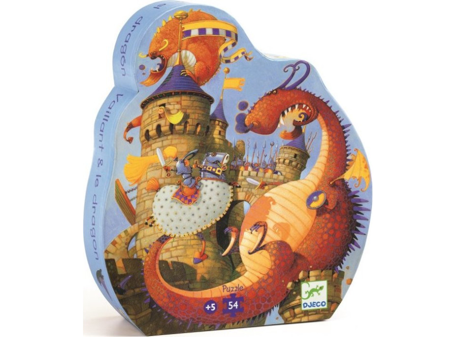 DJECO Puzzle Dračia bitka 54 dielikov