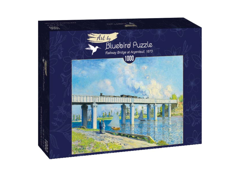 BLUEBIRD Puzzle Železničný most v Argenteuil 1000 dielikov