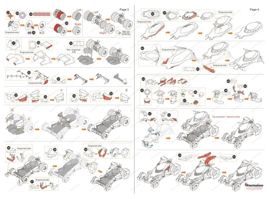 METAL EARTH 3D puzzle Batman vs. Superman: Batmobile