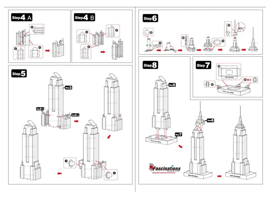 METAL EARTH 3D puzzle Empire State Building (ICONX)