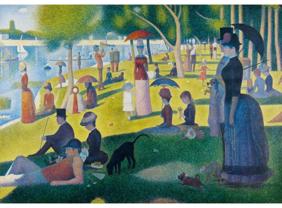 BLUEBIRD Puzzle Nedeľné popoludnie na ostrove La Grande Jatte 1000 dielikov