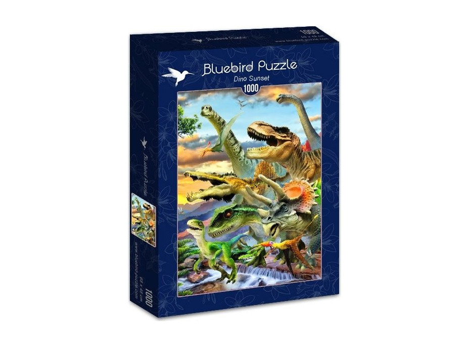 BLUEBIRD Puzzle Súmrak dinosaurov 1000 dielikov