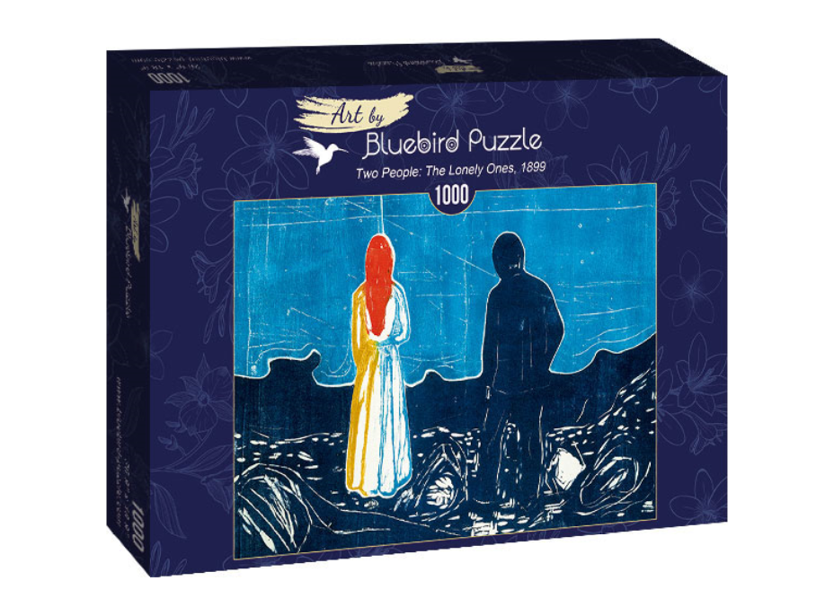 BLUEBIRD Puzzle Dvaja ľudia: Osamelí (1899) 1000 dielikov