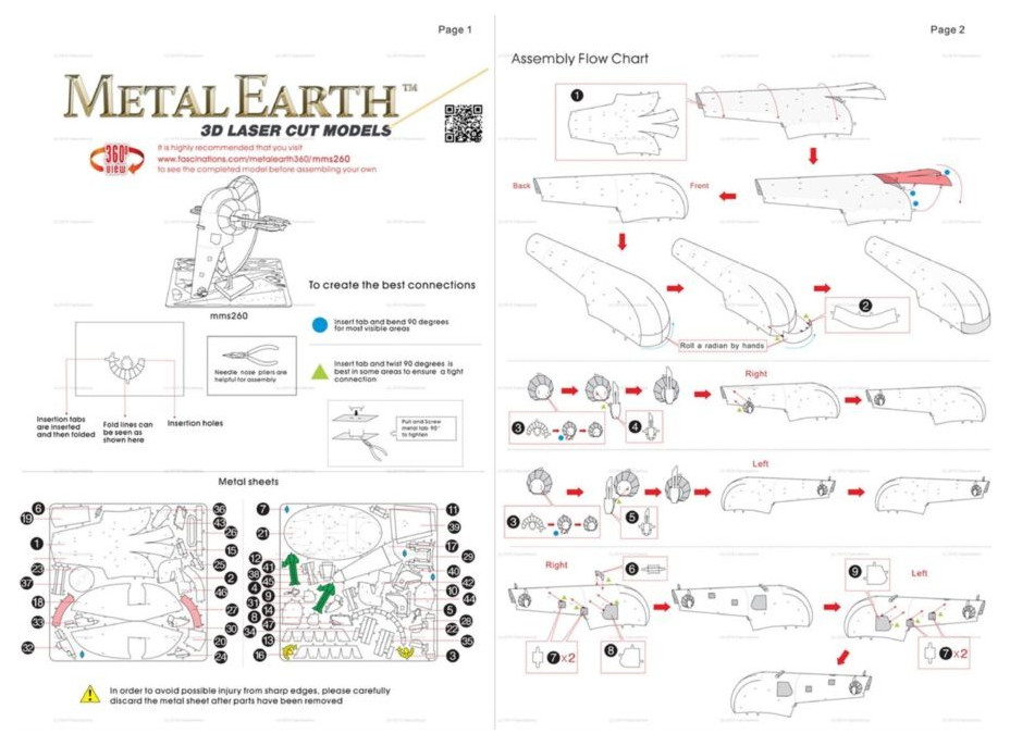 METAL EARTH 3D puzzle Star Wars: Slave I