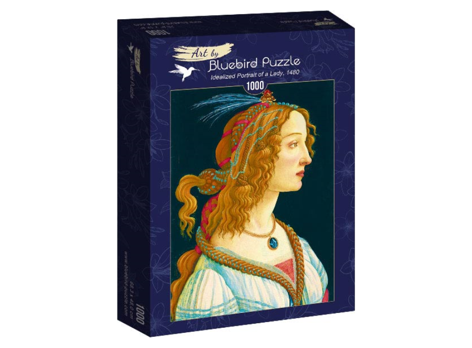 BLUEBIRD Puzzle Portrét mladej ženy 1000 dielikov