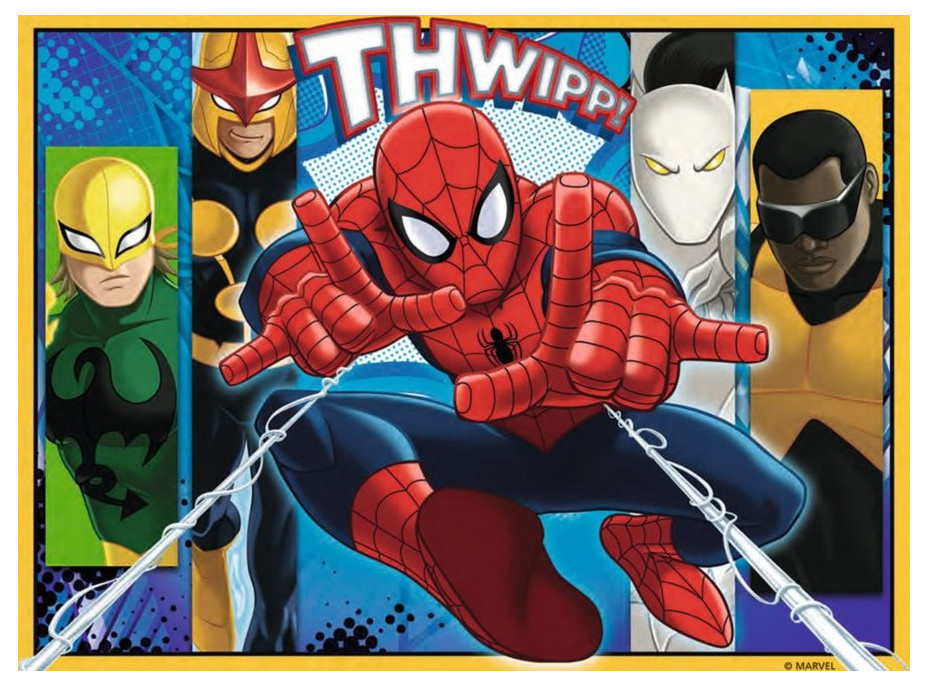 RAVENSBURGER Puzzle Spiderman 4v1 (12,16,20,24 dielikov)