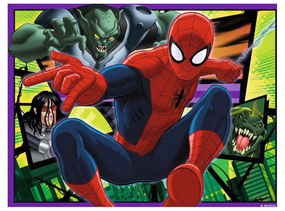 RAVENSBURGER Puzzle Spiderman 4v1 (12,16,20,24 dielikov)