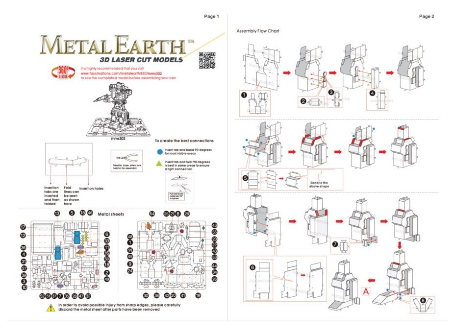 METAL EARTH 3D puzzle Transformers: Soundwave