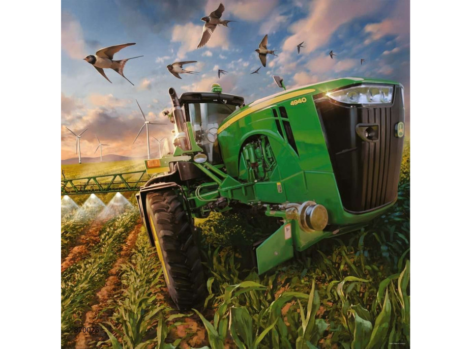 RAVENSBURGER Puzzle John Deere v akcii 3x49 dielikov