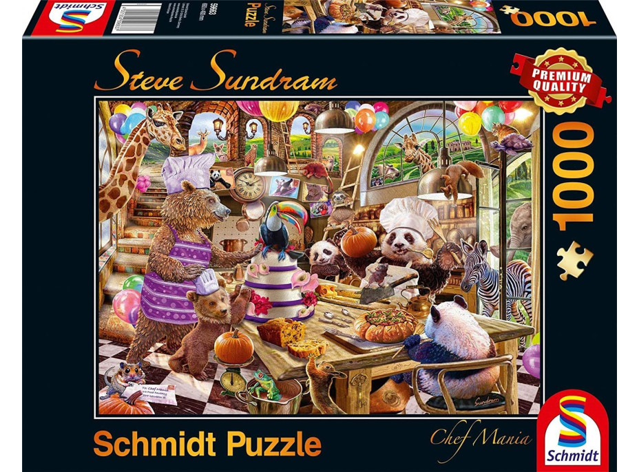 SCHMIDT Puzzle Kuchárska mánia 1000 dielikov