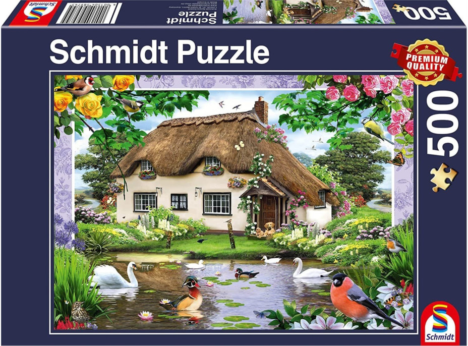 SCHMIDT Puzzle Romantická chalupa 500 dielikov