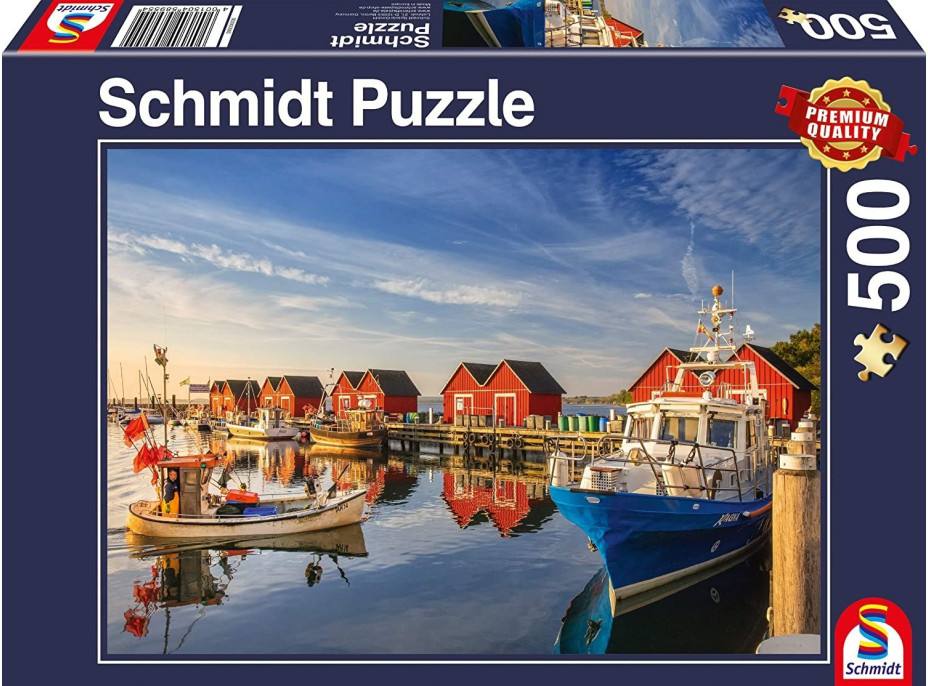 SCHMIDT Puzzle Prístav Weissa Wiek, Nemecko 500 dielikov