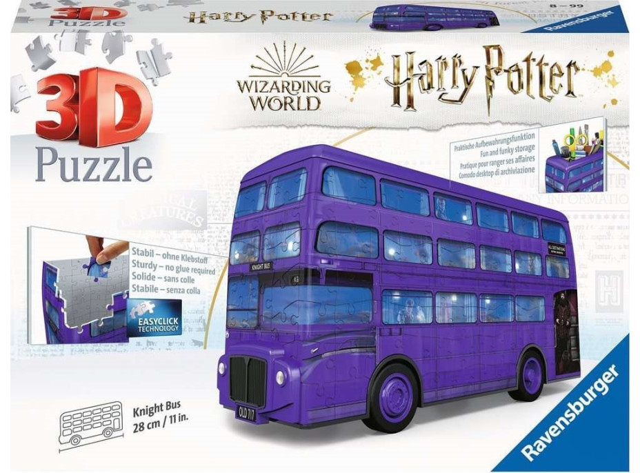 RAVENSBURGER 3D puzzle Harry Potter: Záchranný autobus 216 dielikov