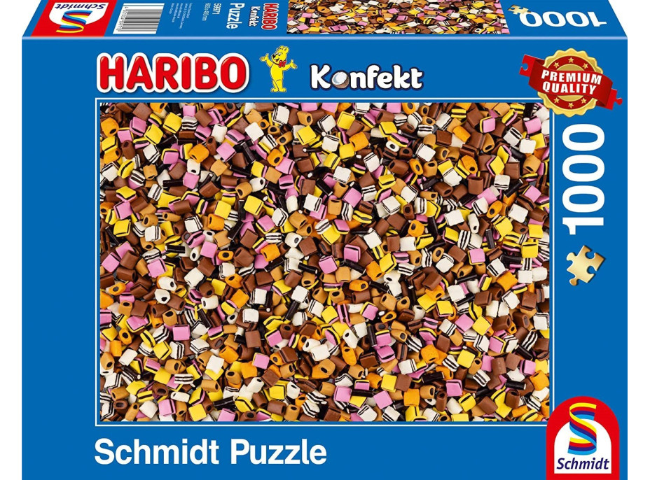 SCHMIDT Puzzle Haribo: Konfekt 1000 dielikov