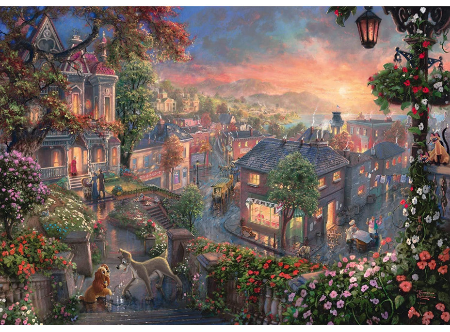 SCHMIDT Puzzle Lady a Tramp 1000 dielikov