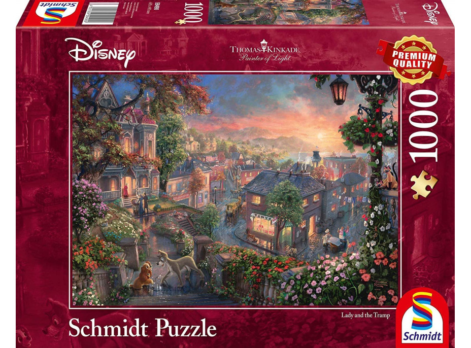 SCHMIDT Puzzle Lady a Tramp 1000 dielikov