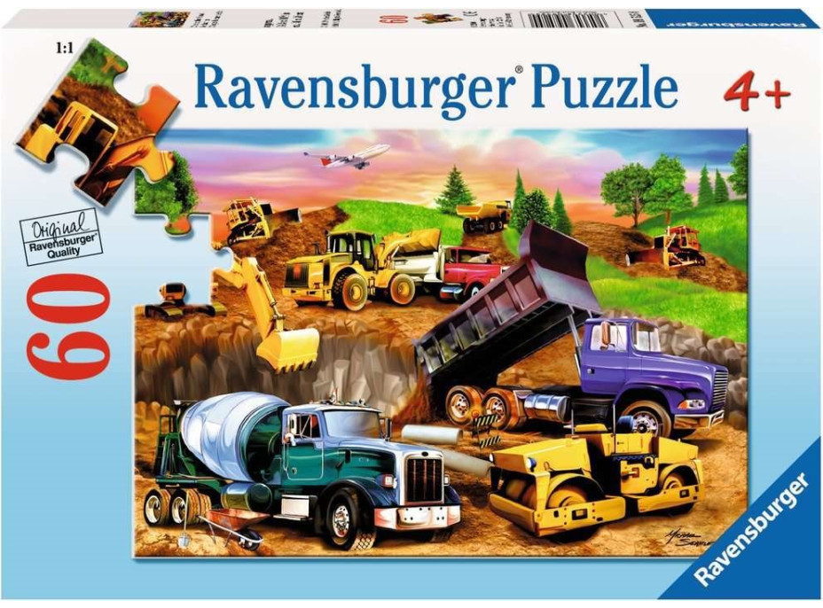 RAVENSBURGER Puzzle Stavenisko 60 dielikov