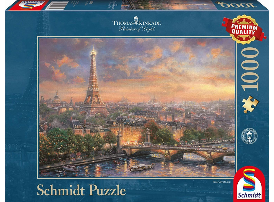 SCHMIDT Puzzle Paríž, mesto lásky 1000 dielikov