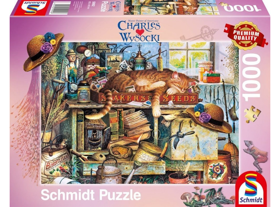 SCHMIDT Puzzle Remington záhradník 1000 dielikov