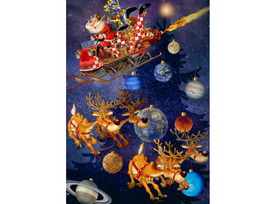 BLUEBIRD Puzzle Santa Claus prichádza! 1500 dielikov