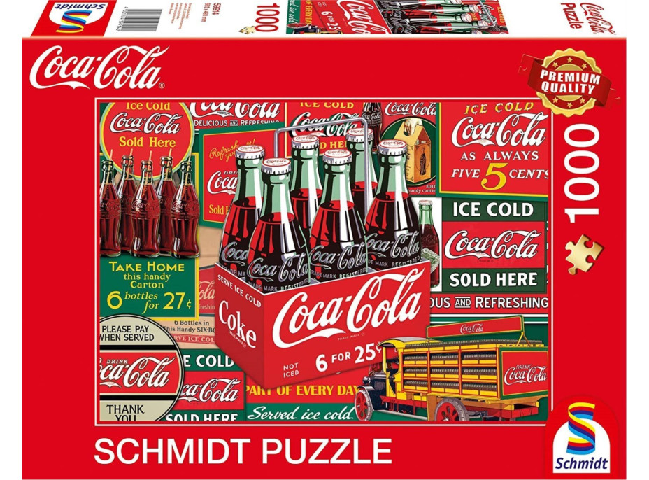 SCHMIDT Puzzle Coca Cola Klasika 1000 dielikov