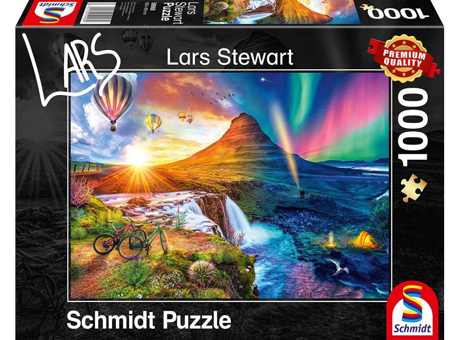 SCHMIDT Puzzle Deň a noc: Island 1000 dielikov