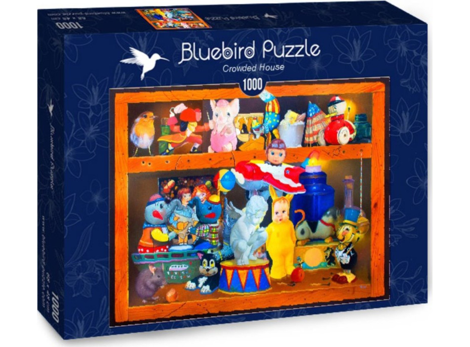 BLUEBIRD Puzzle Preplnený dom 1000 dielikov