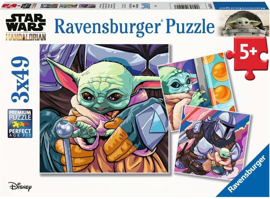 RAVENSBURGER Puzzle Star Wars: Mandalorian 3x49 dielikov