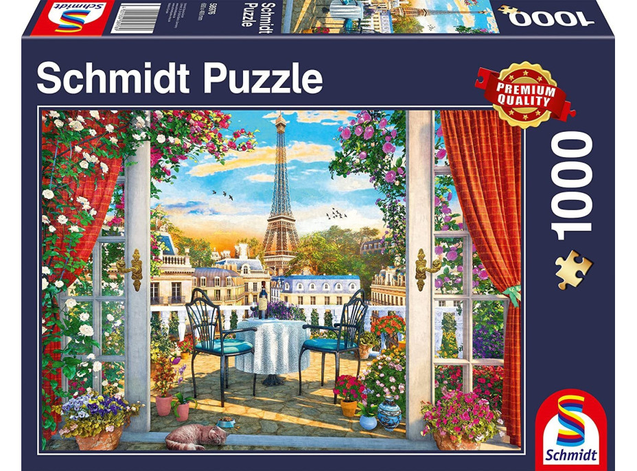 SCHMIDT Puzzle Terasa v Paríži 1000 dielikov