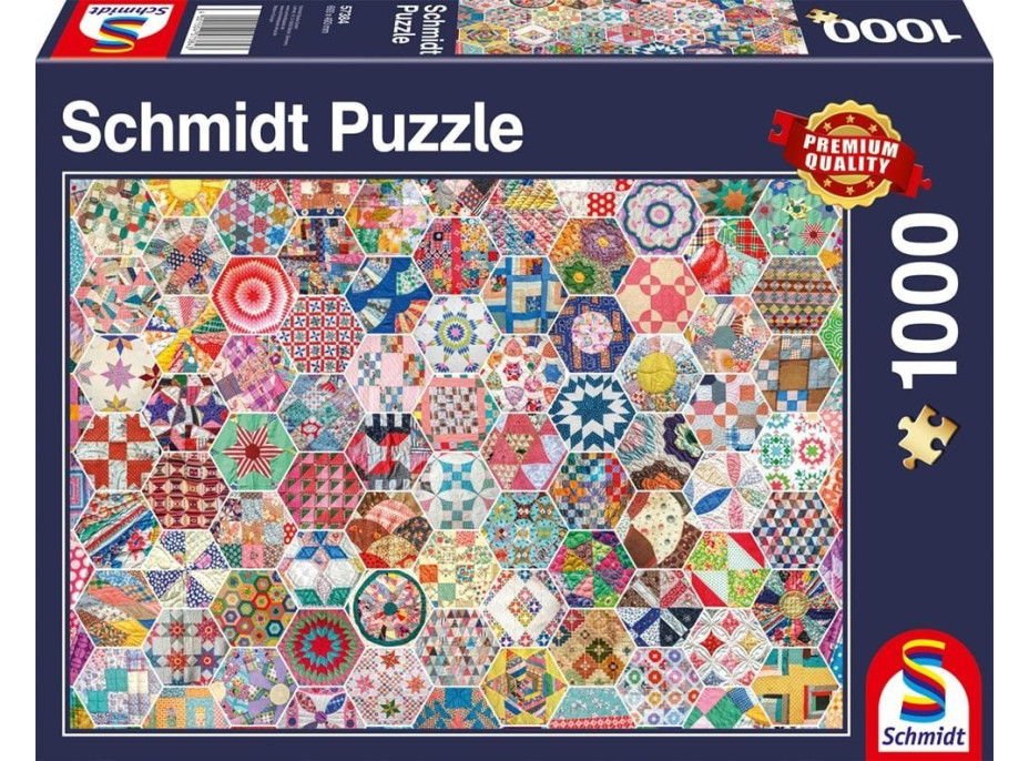 SCHMIDT Puzzle Vyšívaná deka 1000 dielikov