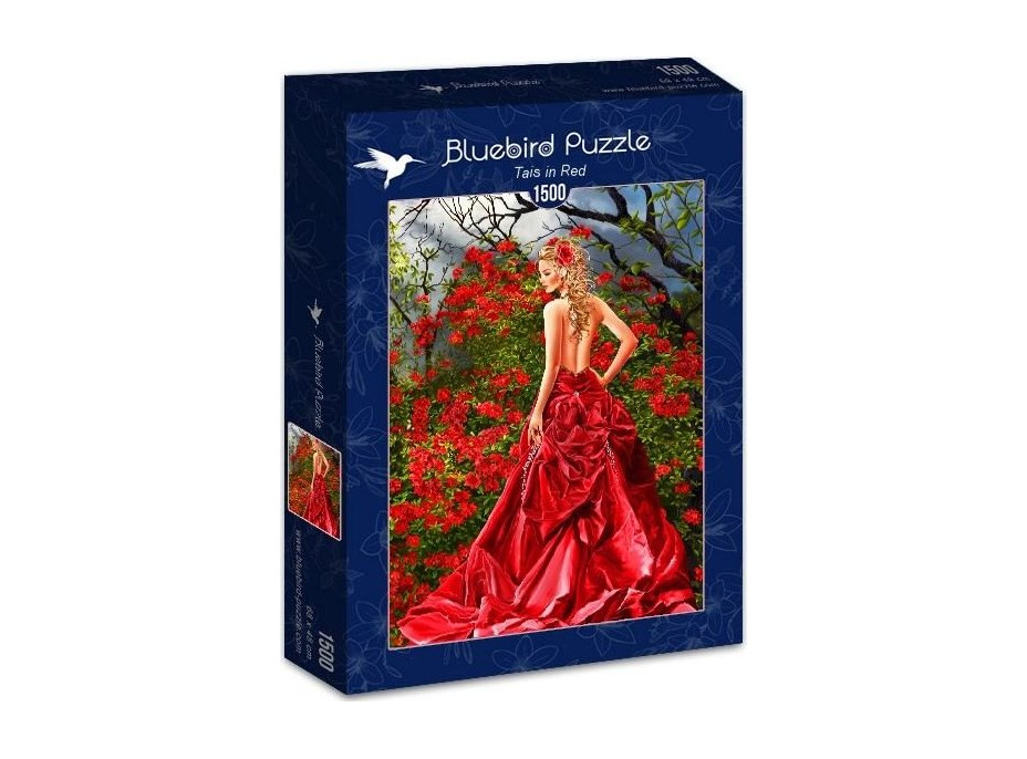 BLUEBIRD Puzzle Žena v červenom 1500 dielikov